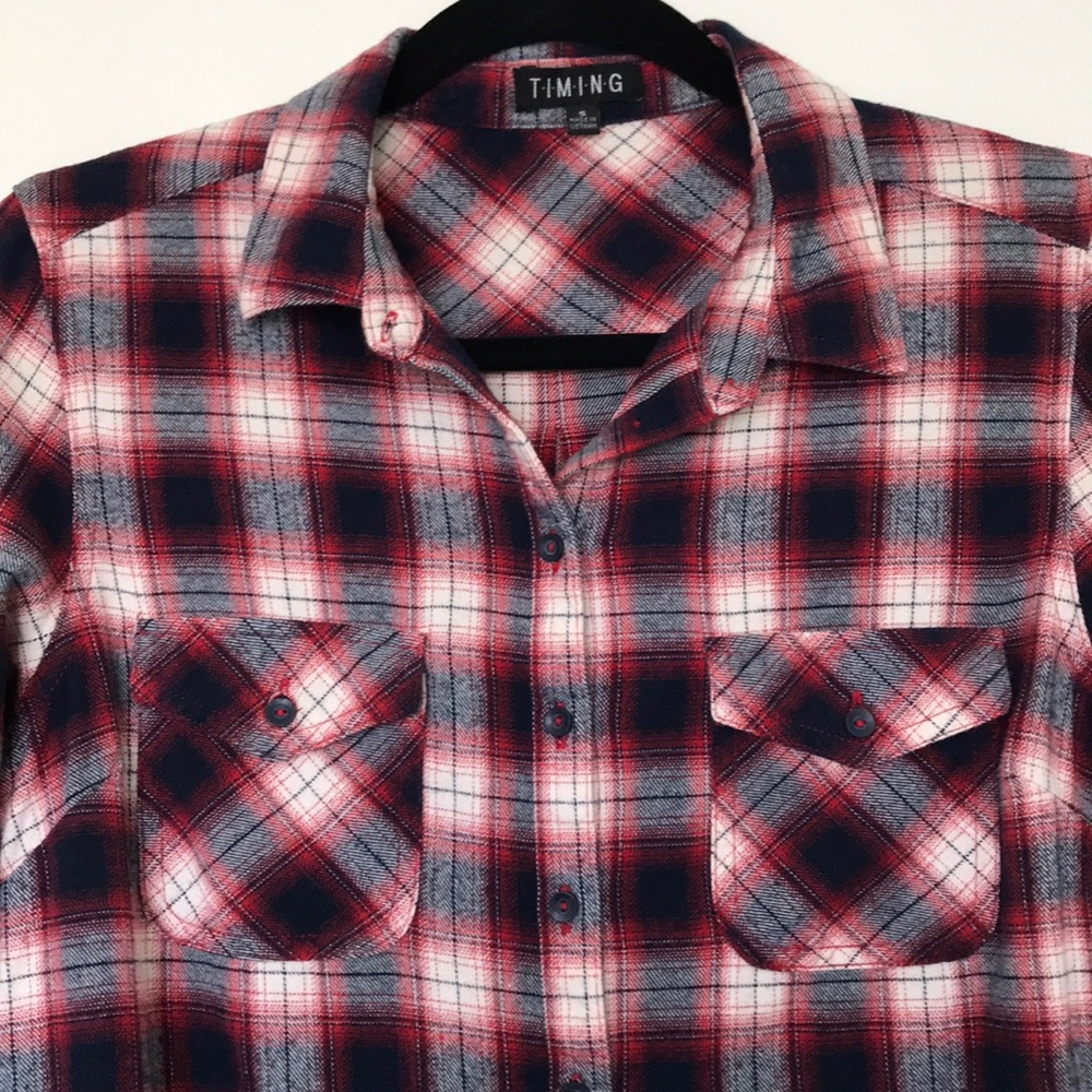 Timing Button Down Flannel - image 4